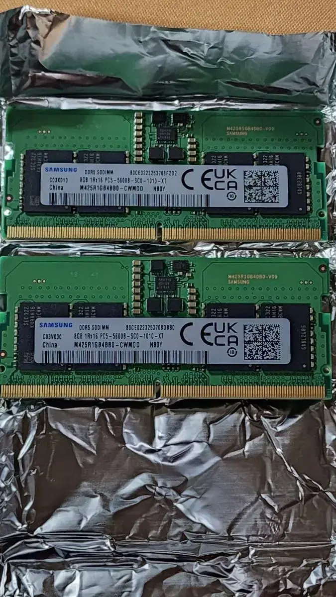 삼성 DDR5 5600Mhz 8gb램 2장 (총 16기가)